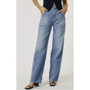 Closed Edison Jeans Wide Leg Straight Different Wash READ Relaxed High Rise 28